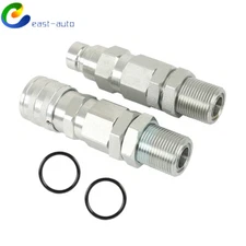 Hyd.Quick-Connect Coupler KV13884 AT312877 For John Deere 35C 35D 260 325 CT332