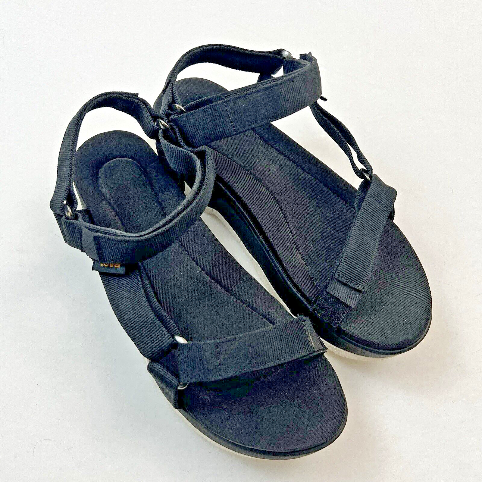 Teva Jadito Universal Black Platform Sandals Wome… - image 2