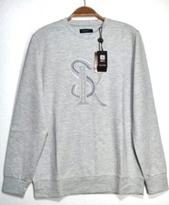Stefano Ricci Mens grey Embroidered sweatshirt Size L