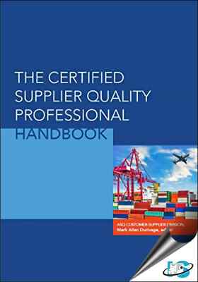 The Certified Supplier Quality Professional 1st INTL ED -9788174890535