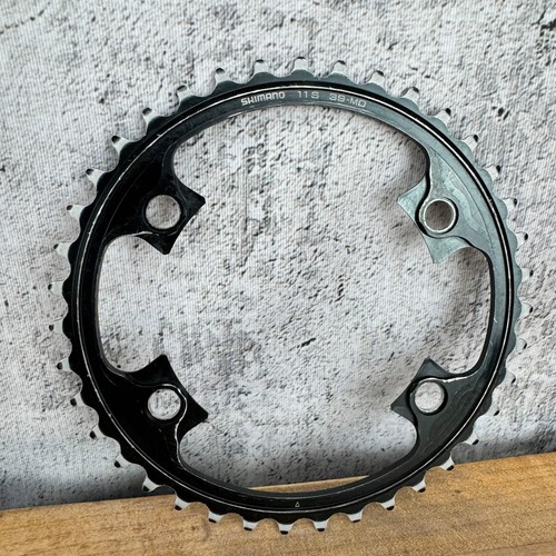 Shimano Dura-Ace 9000 53/39t 11-Speed 4-Bolt 110BCD Bike Chainring Set 141g - Picture 5 of 8