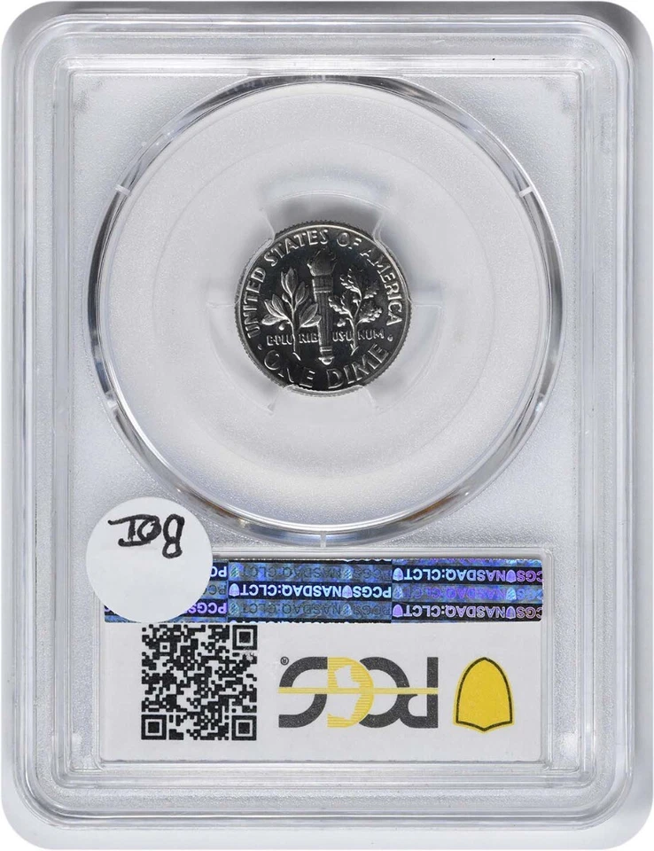 1968-S Roosevelt Dime DDR FS-801 PR68 PCGS - Image 2 of 2