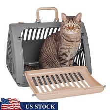 Foldable Cat Carrier Portable Pet Crate Travel Master Cats up to 25 lb New