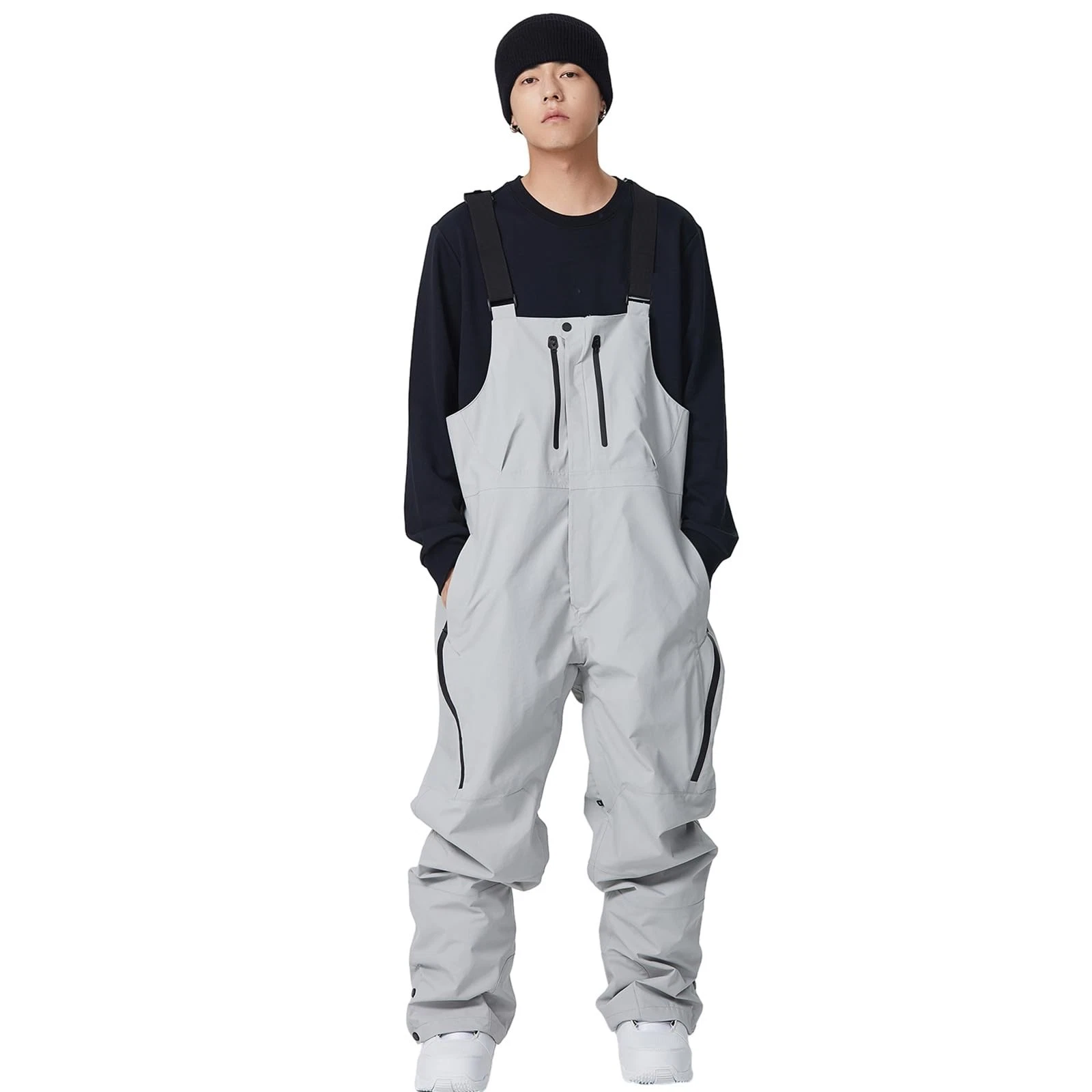 Men's Ski Bibs Winter Waterproof Snow Pants Overalls Snowboarding Pant for Ou...