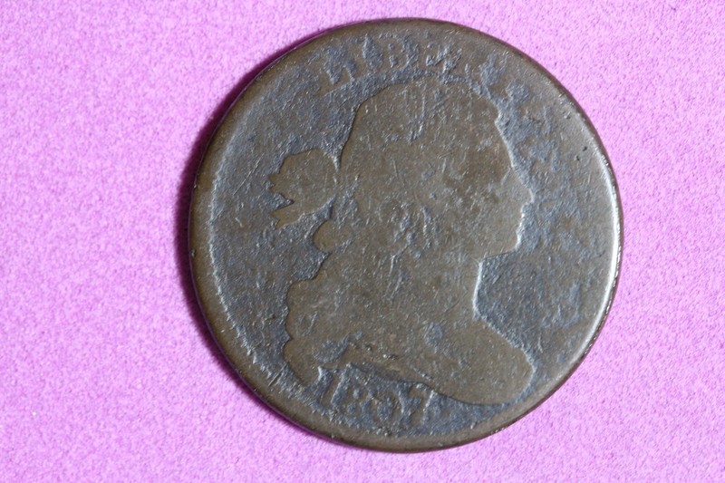 ESTATE FIND 1807/6 - Draped Bust Large Cent!! #N08141