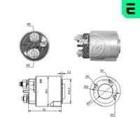 ERA Magnetschalter Starter ZM4495 FüR Nissan CR0 Twingo KR0 Renault BR0 Clio 12V