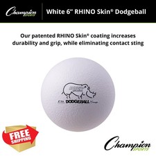 Champion Sports Rhino Skin Low Bounce Dodgeball Youth Adult Games