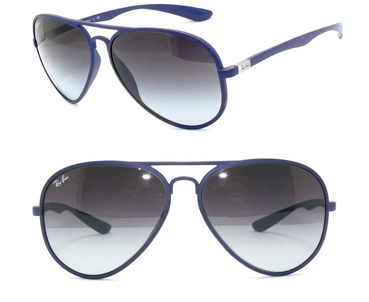 Ray Ban SONNENBRILLE BLAU GRAU RB 4180 LITEFORCE AVIARTOR 4125 PILOT 4376 BRILLE