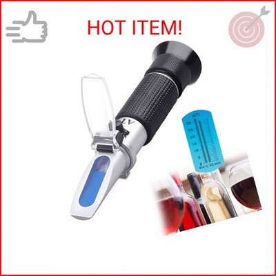 Brix Refractometer with ATC - Tiaoyeer Digital Handheld Refractometer for Beer W