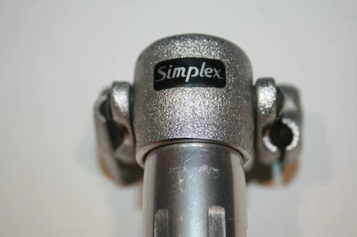 TIGE DE SELLE SIMPLEX SLJ 4164 A Ø 25 BLACK BADGE SEAT POST OLD BIKE VITUS ALAN - Photo 1/4
