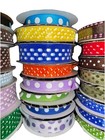 Polkadot Assorted Colorful | (22) Bulk Crafting Ribbon | Scrapbooking Spool Lot — photo 3