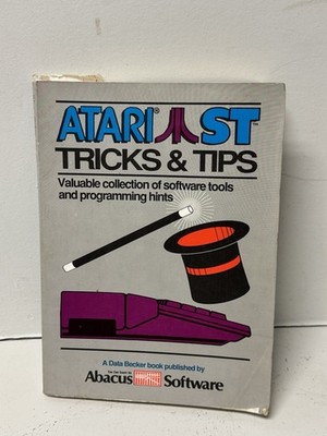Atari ST Tricks & Tips Abacus Data Becker Programming Book GEM TOS Vintage