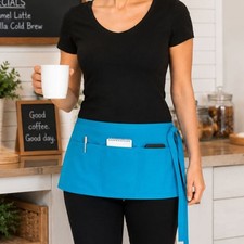 DeltaPlus Fame Fabrics F9 3-Pocket Waist Apron Turquoise Adjustable NIP