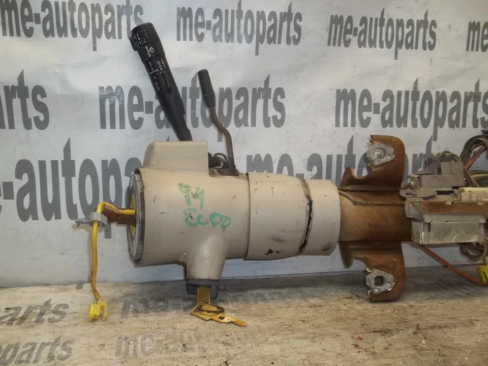 1994 Cadillac Seville Eldorado Steering Column Assembly w/ Key 26040513 DZH - Image 3 of 4