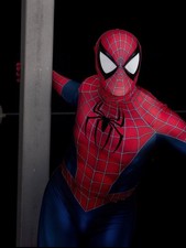 Toby Spiderman Jumpsuit 3D Logo Spider-man Cosplay Costume Halloween