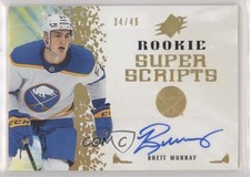 2021-22 SPx Rookie Superscripts Gold 34/49 Brett Murray #RSS-BM Auto 4z8