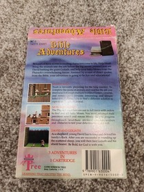Bible Adventures Nintendo NES original Box, Manual, & Cartridge Holder NO GAME