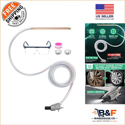 #ad Efficient Wet Sandblasting Kit for Gas Pressure Washers 5000 PSI No Clogs $167.84