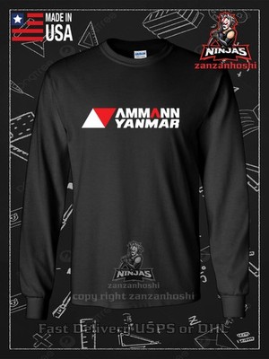 New Shirt Ammann Yanmar Group Logo Men's Long Sleeve T-Shirt American T-Shirt