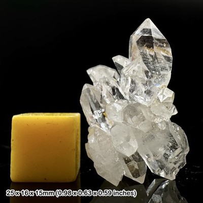 Seltener Herkimer Diamant Quarz mit natürlichen Doppelabschlüssen aus Belutschistan