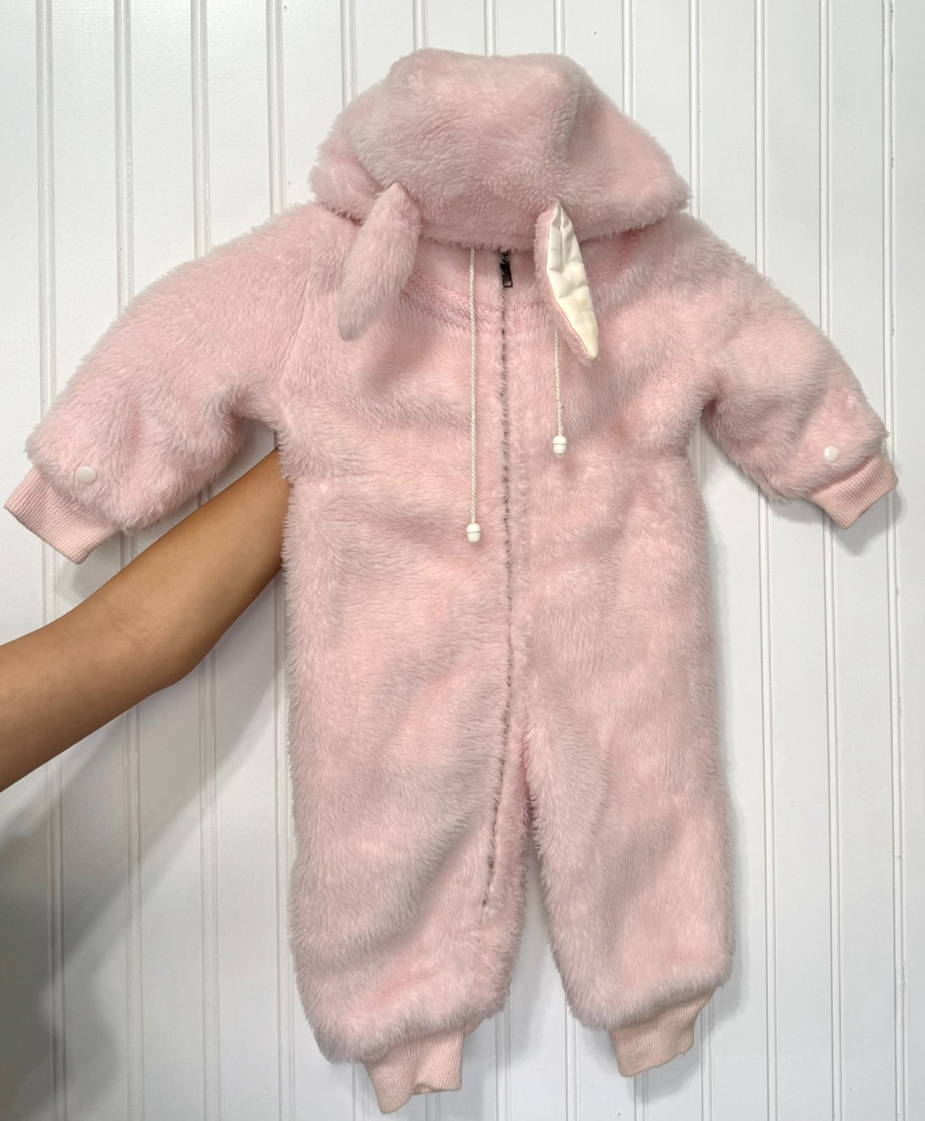 VTG 1950s Snoveralls by Kute Kiddies Pink Bunny Snow Suit Costume