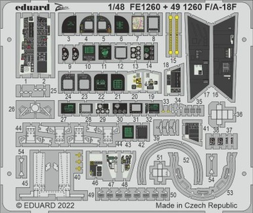 Eduard 491260 1/48 F/A-18F for Hobby Boss (Pre-Painted)