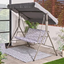OHS 3 Seater Swing Bench Garden Outdoor Canopy Patio Sofa Seat Hammock