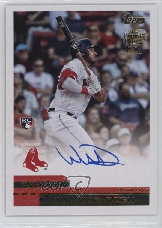 2024 Topps Archives 2000 Fan Favorites Wilyer Abreu #00FF-WA Rookie Auto RC q2x