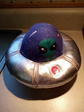 Over the Moon UFO Plush Toy Alien Design with Lights and Sounds