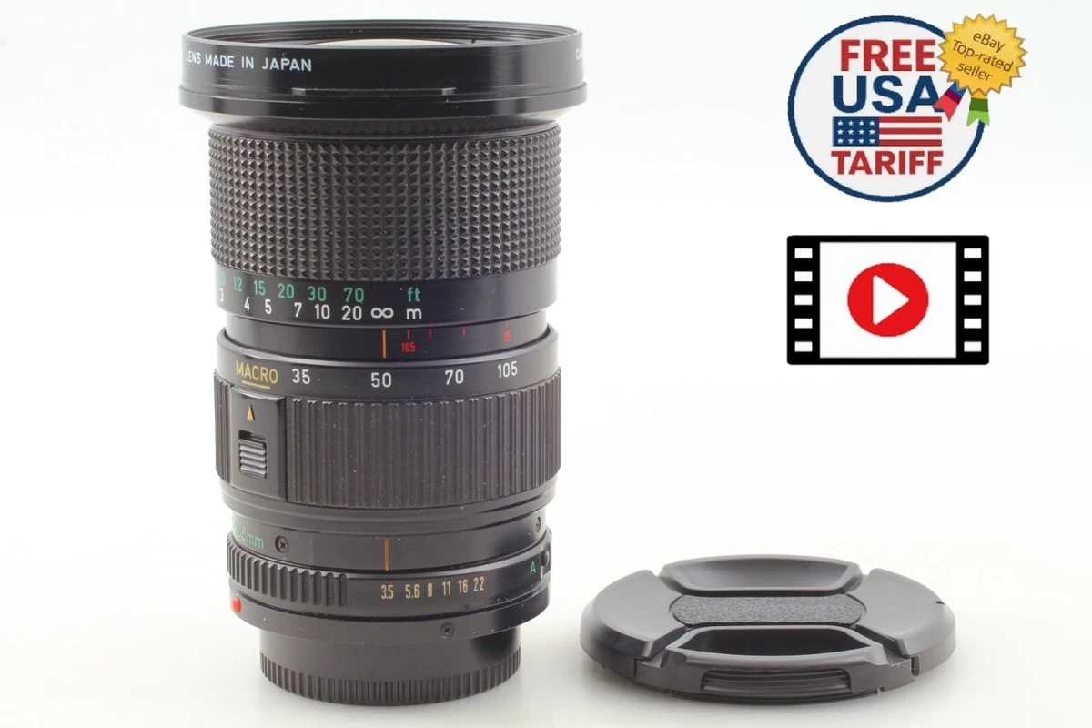 Canon FD 35-105mm Focal Camera Lenses for sale - eBay