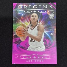 2025-26 Origins AZZI FUDD NIL Pink /35 #77 UConn Huskies Dallas Wings