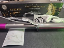 1 1/4 Inch Hair Curling Wand with Ceramic Coating, Fast Heating up to 430 F