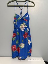 American Eagle Midi Blue Floral Dress Size small