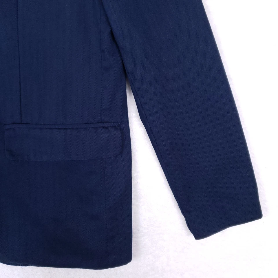 Chaqueta Blazer Tommy Hilfiger Azul Marino Para Hombre Talla Grande Calce Clásico Estilo Preppy Foto 3 de 4