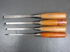 Graduated set sash mortice chisels vintage old tools by Sorby Etc