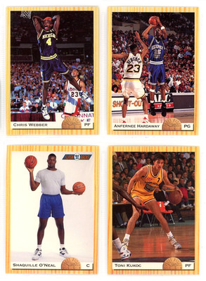 1993 Classic Draft Complete Set #1-100 Chris Webber & Anfernee Hardaway RC (G)