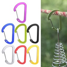 20pcs Quick Release Keychain Clips Carabiner Hooks for Tent Rope and Backpack