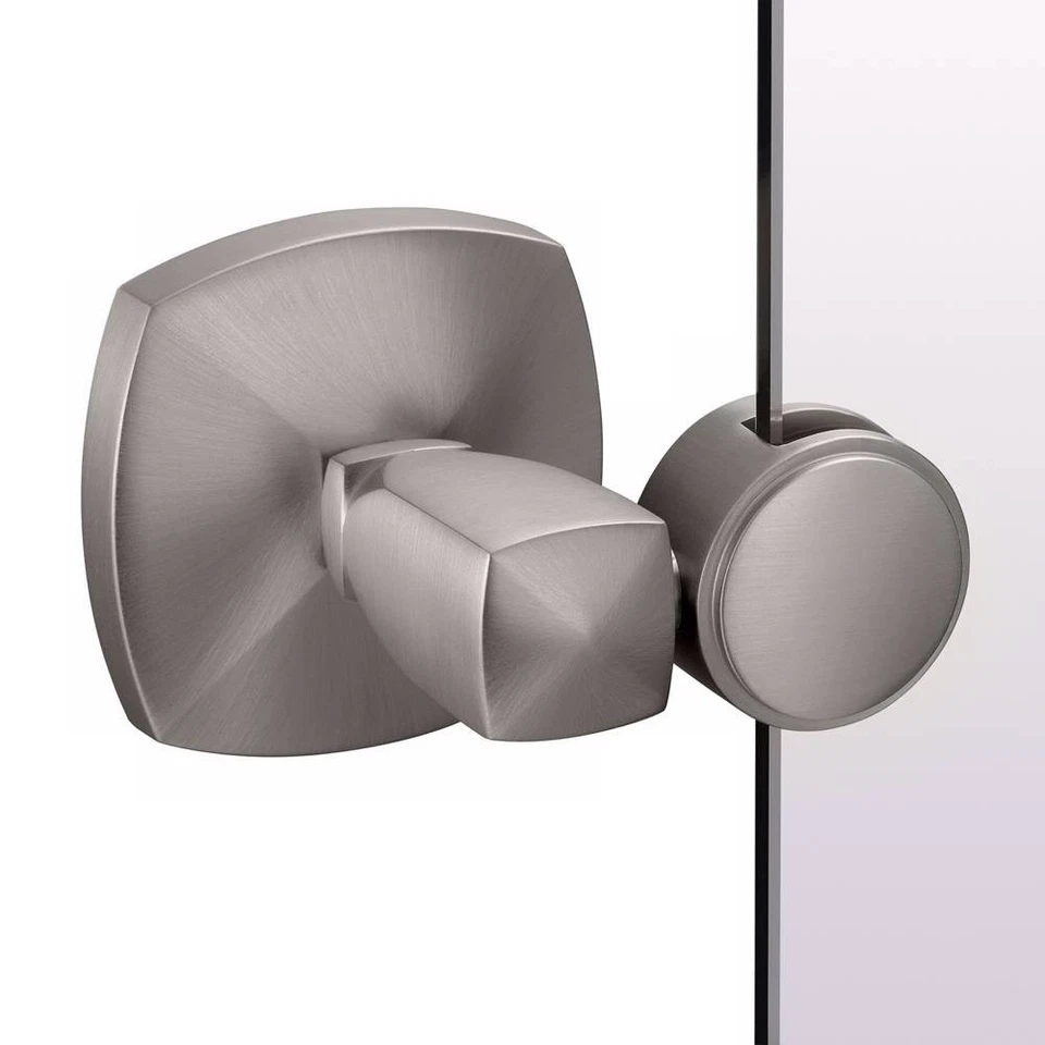 Gatco Jewel Satin Nickel 24" x 26 1/2" Oval Tilt Wall Mirror - Image 2 of 2