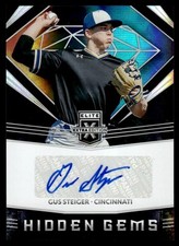 2020 Elite Extra Edition Hidden Gems Gus Steiger Auto Cincinnati Reds #HG-GS