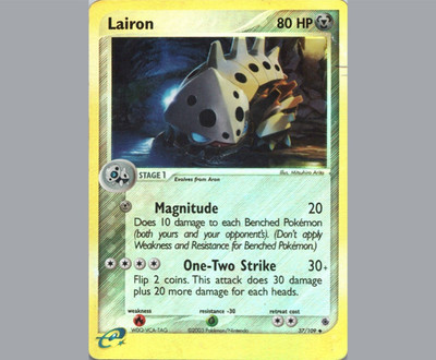 Pokémon Lairon 37/109 Ruby & Sapphire Englisch Reverse Holo PL