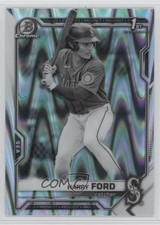 2021 Bowman Draft Chrome Black & White RayWave Refractor Harry Ford #BDC-1 yj0