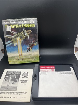 Crypt of Plumbous Atari 400 800 XE XL 5.25'' Floppy Game Tested Works Vintage Old