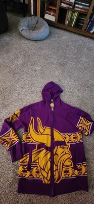 Womens MINNESOTA Vikings  Sweater Jacket Size M