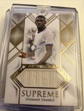 Futera Ousmane Dembélé Paris Saint-Germain Supreme Serial /15 Soccer Card