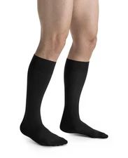 Jobst Formen Casual Compression Socks 30-40 Mmhg Knee High, Closed Toe, Black, L