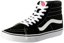 VANS SK8-HI LACE SHOES BLACK/BLACK/WHITE VN000D5IB8C SIZE MENS 9 / WOMENS 10.5