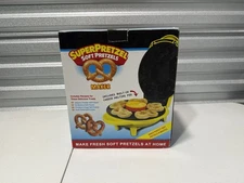 Super Pretzel Soft Pretzels Maker With Cheese Warmer Brand New/Sealed