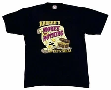 Harrahs Money Sweepstakes vintage t shirt Las Vegas Atlantic City casino 