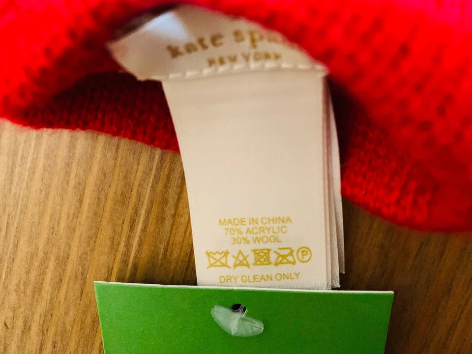 Kate Spade NY Pop Top Bloque de Color Mezcla de Lana Guantes Rojo Rosa Nuevo con Etiquetas Talla Única $52.00 Foto 4 de 4