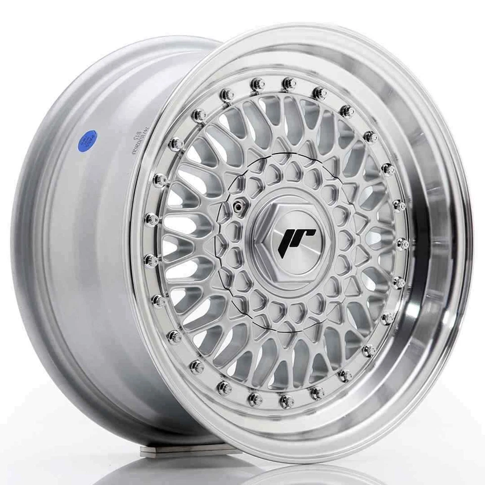 4x Japan Racing JR9 15x7 ET20 4x100/108 Silber 15 Zoll Alufelgen rims RS - Bild 1 von 1